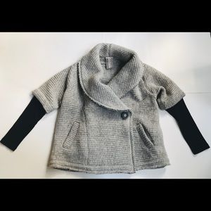 Over-sized Dolan Cardigan Sweater (Petite)